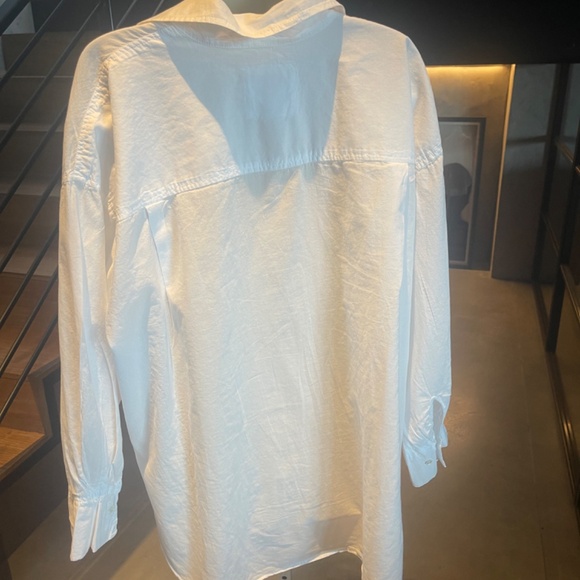 white cotton button down from Velvet. size small - Picture 6 of 7